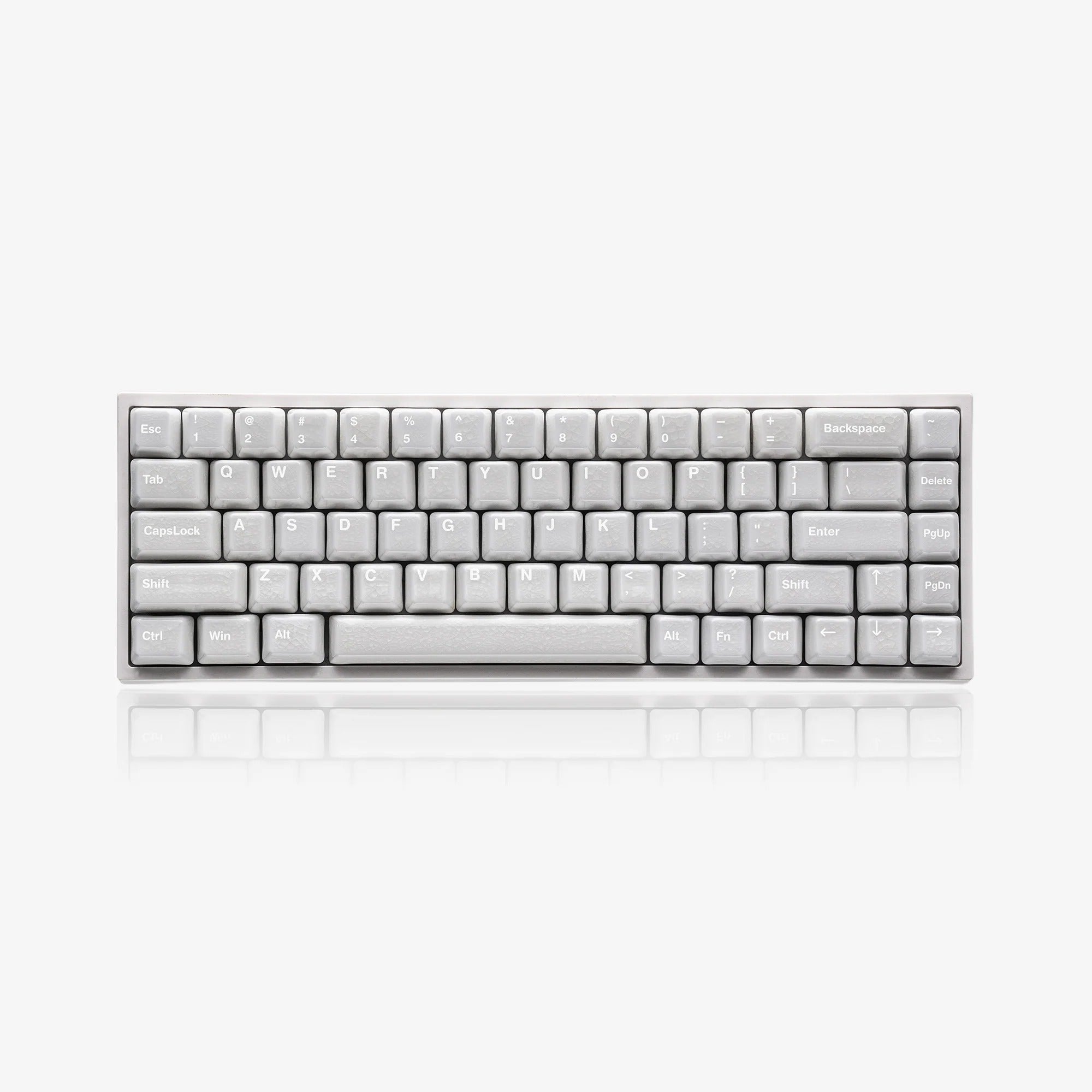 C-Cerakey A+B Ceramic Keycap Set White Crazed / Legend – Keydom