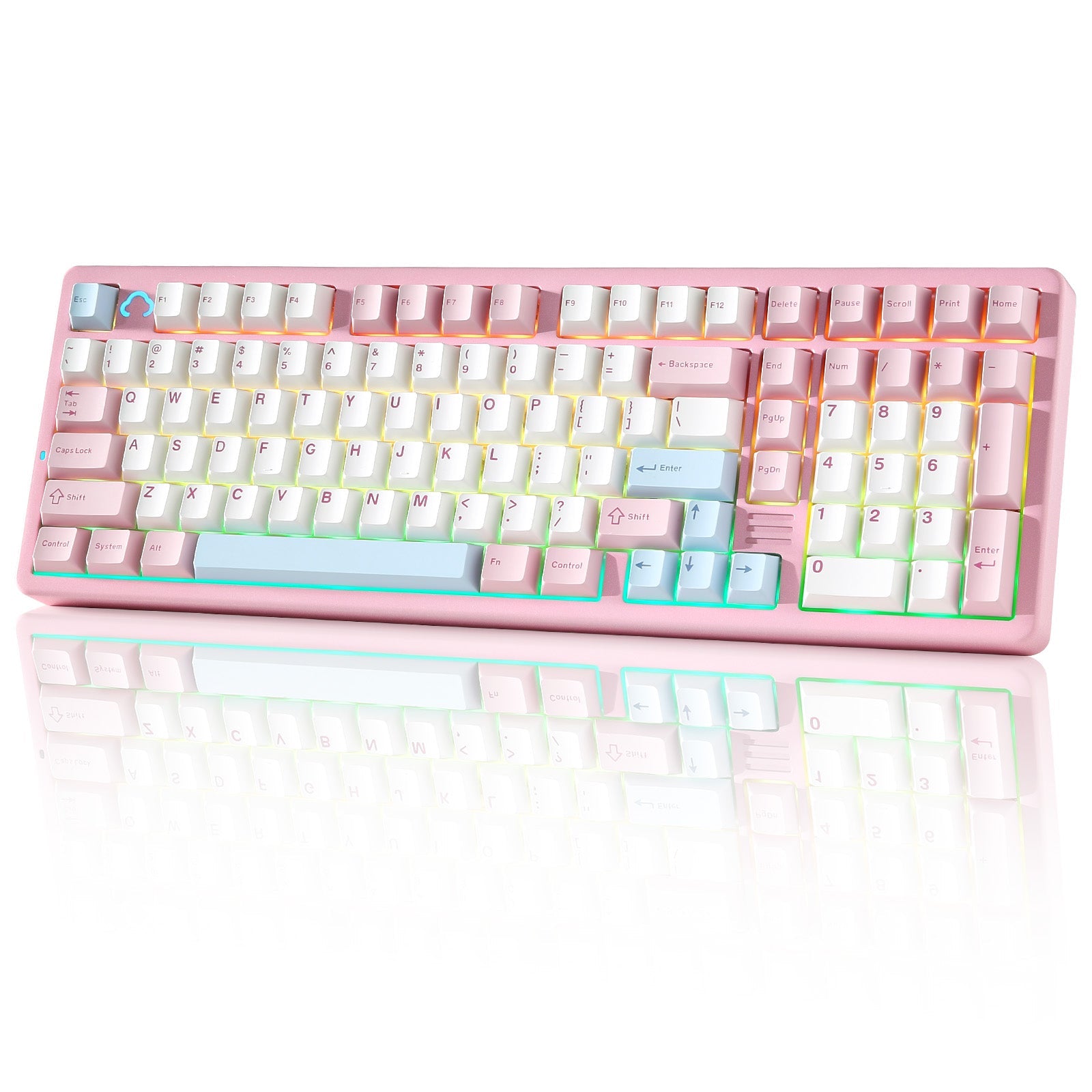 YUNZII AL98 QMK/VIA Hot-Swap Wireless Aluminum Mechanical Gaming Keyboard