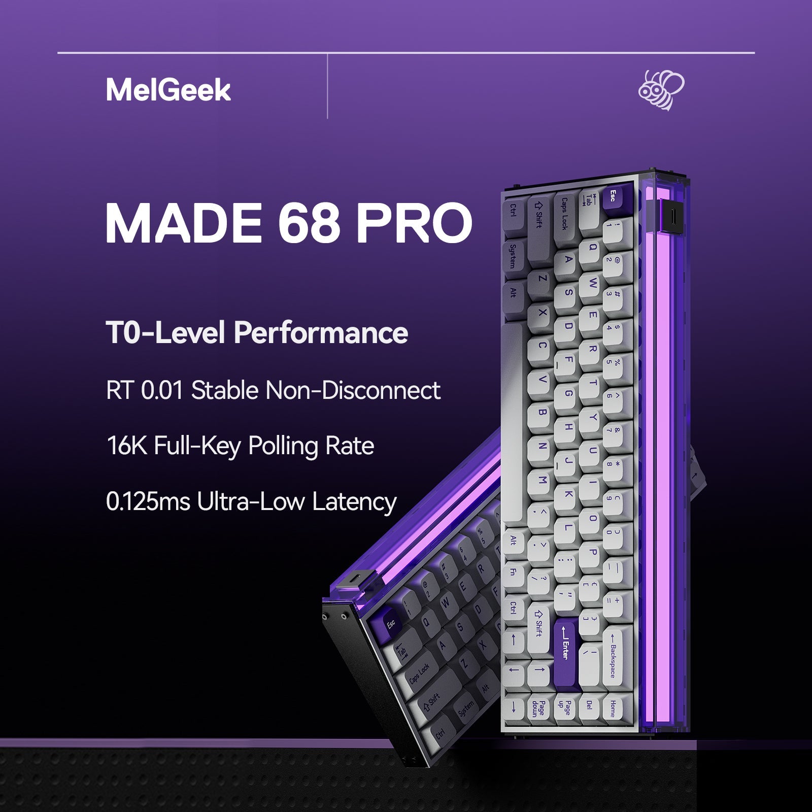 MelGeek MADE68 Pro Magnetic Custom Gaming Keyboard – Keydom