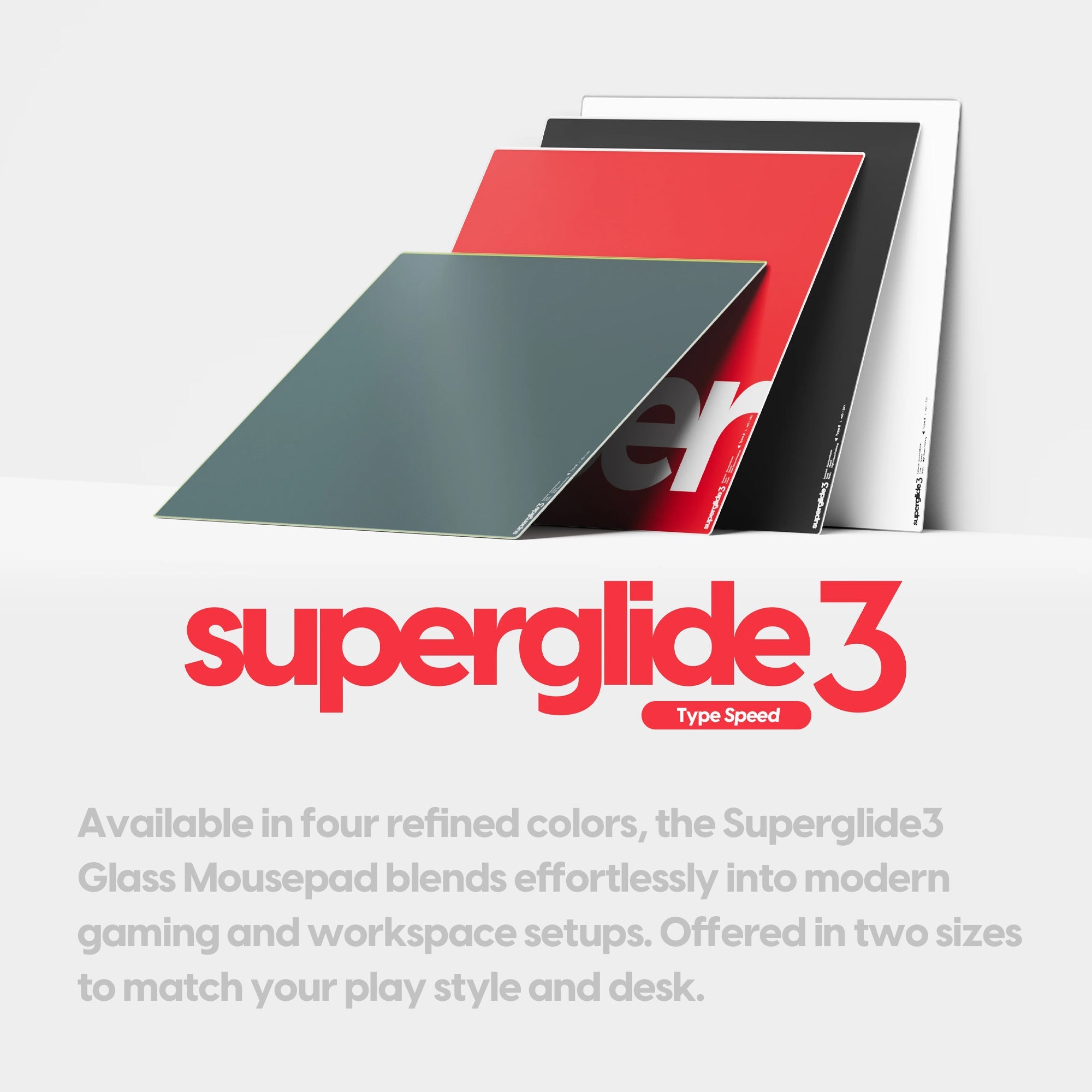 Pulsar Superglide v3 490x420x1.5mm XL Glass Mouse Pad Type S – Keydom
