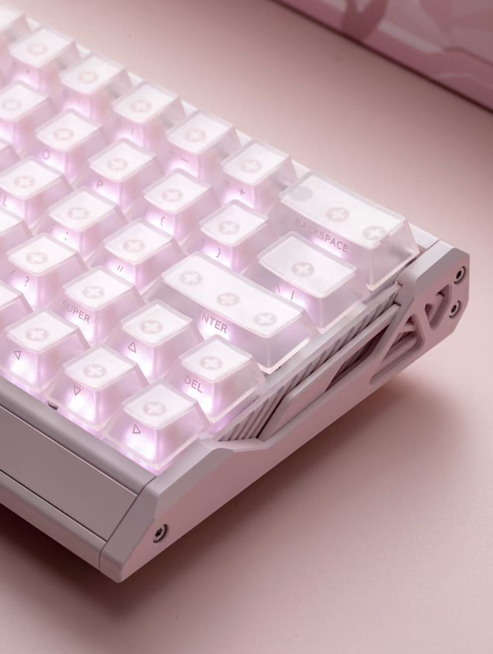 IQUNIX EV63 Hall Effect 8K RGB Wired Gaming Keyboard Magnetic X Ultra Switch- Pink（Pre-Order）