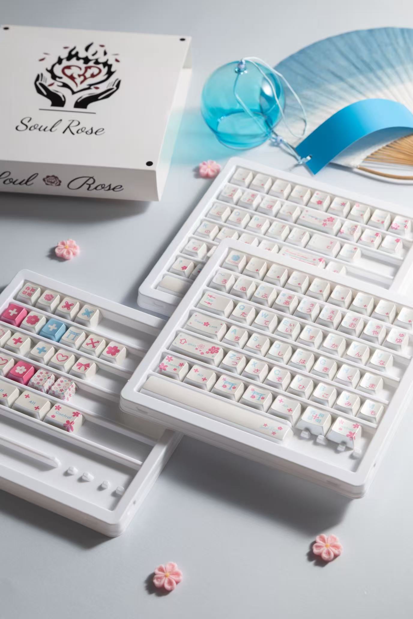 Soulrose Mild Spring & Radiant Scenery OEM Profile PBT with Special Pearlescent Coating
