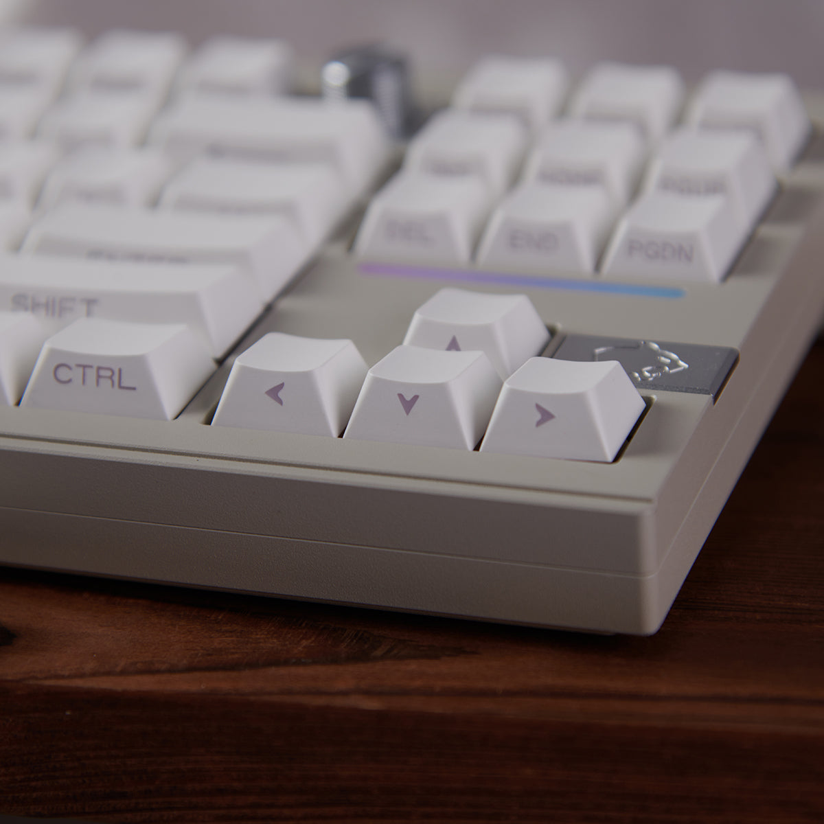 White Side-Translucent PBT Double-Shot Cherry OEM Profile Keycaps