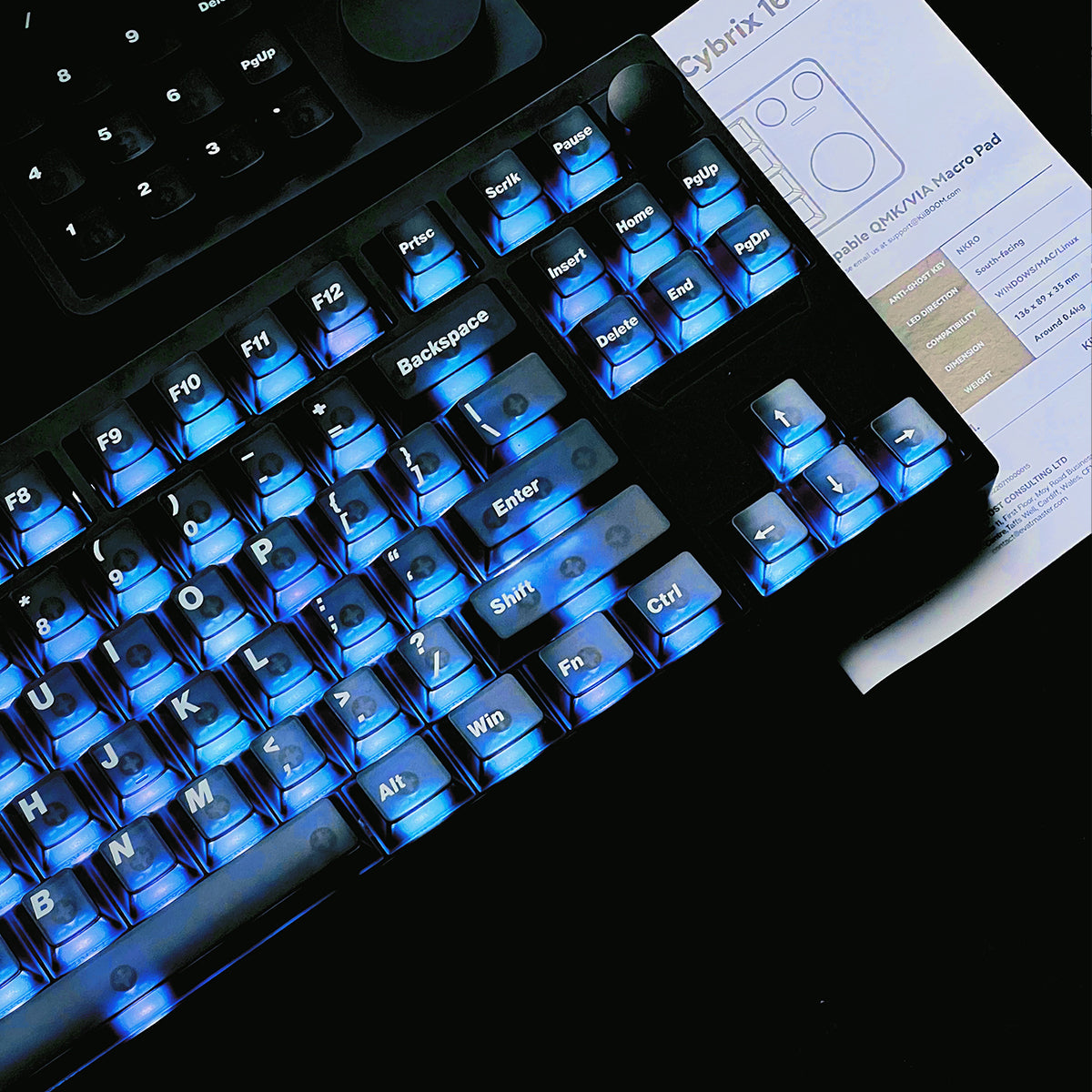 Forsted translucent Cherry Profile PC Keycap