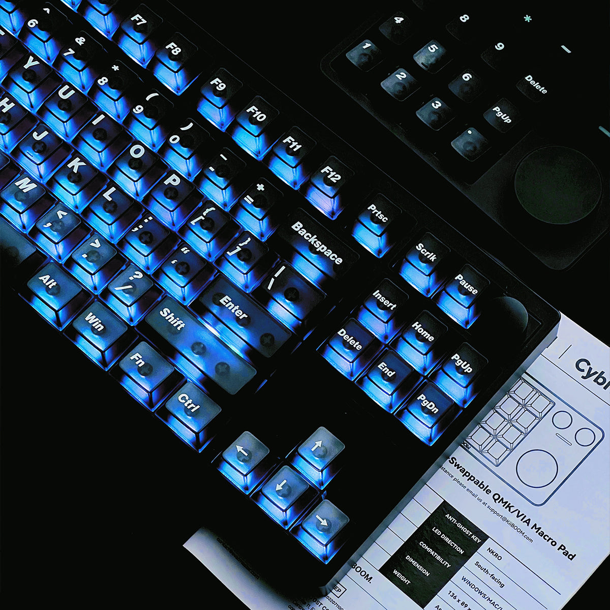 Forsted translucent Cherry Profile PC Keycap