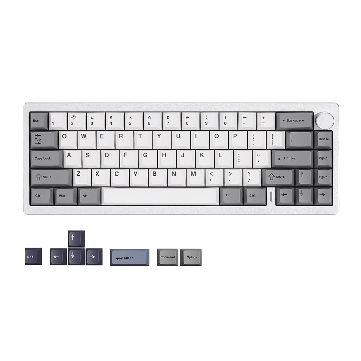 YUNZII AL68 QMK/VIA Tri-Mode Hot-Swap Wireless Mechanical Keyboard