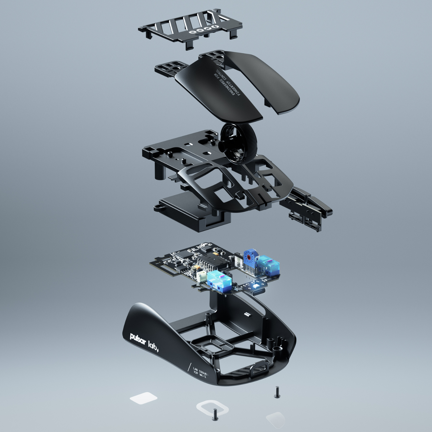 Pulsar Lab X2F 8K Wireless Gaming Mouse (Black)