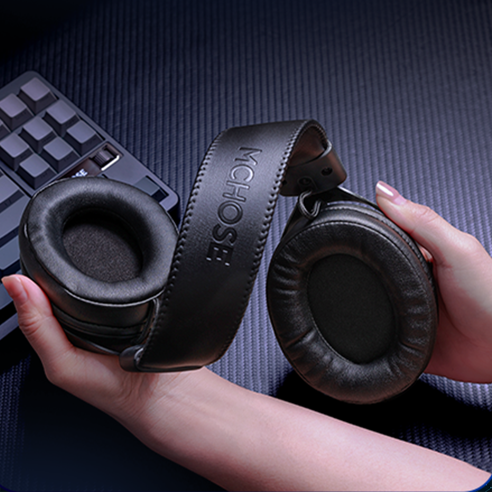 MCHOSE V9 Pro Wireless Gaming Headset with Noise Canceling Microphone