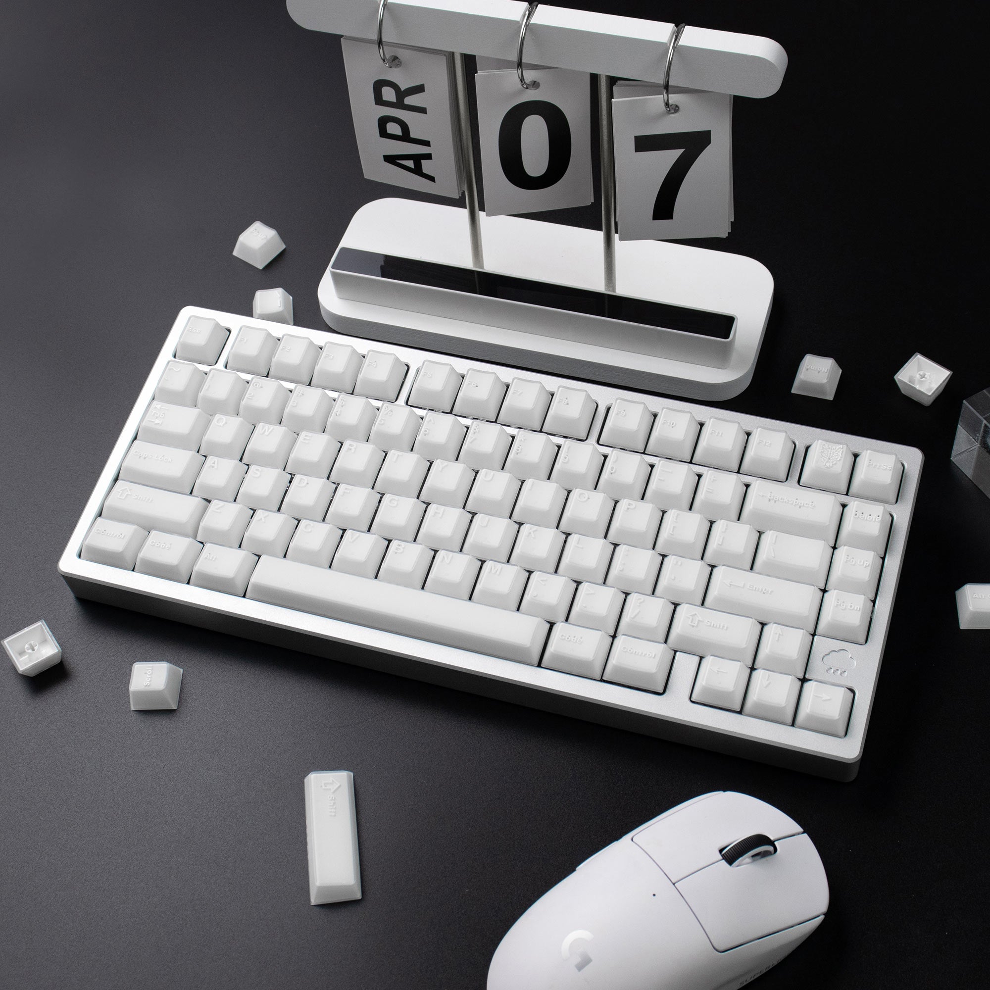 X-ray Semi-Translucent ABS Double-Shot OEM Profile Keycaps