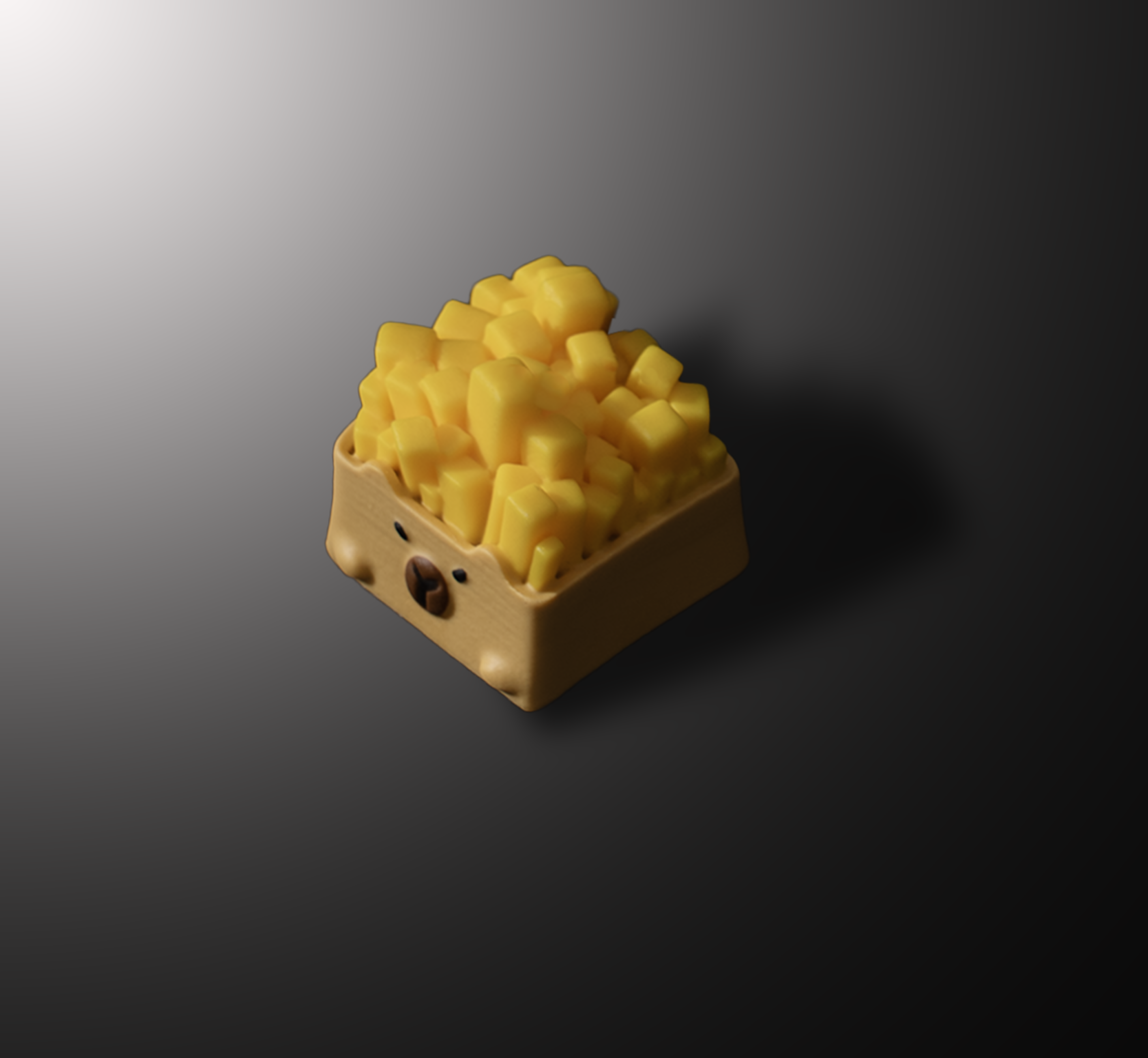 Capy Fries Artisan Keycap
