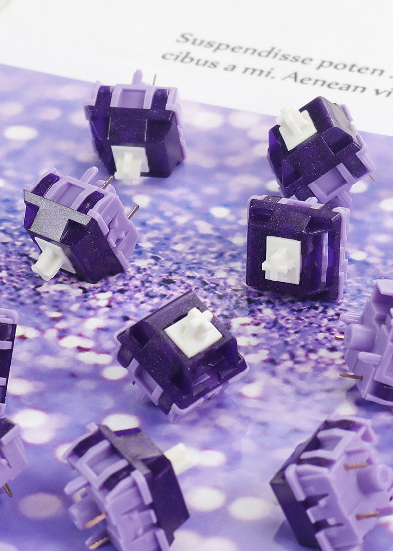 Duhuk Bitter Tea Purple V2 (58g) – Tactile Mechanical Keyboard Switch