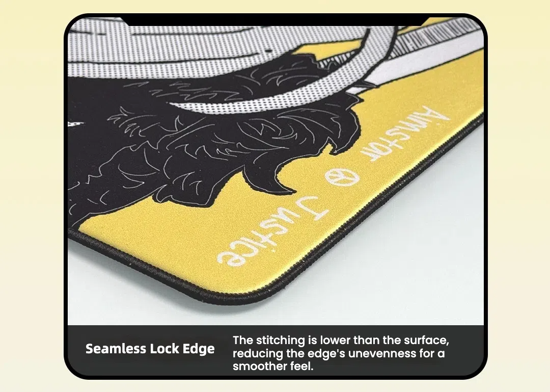 AimStar Justice SP Mousepad – Soft & Non-Slip 490mm420mm4mm Gaming Mousepad for FPS & PC Games