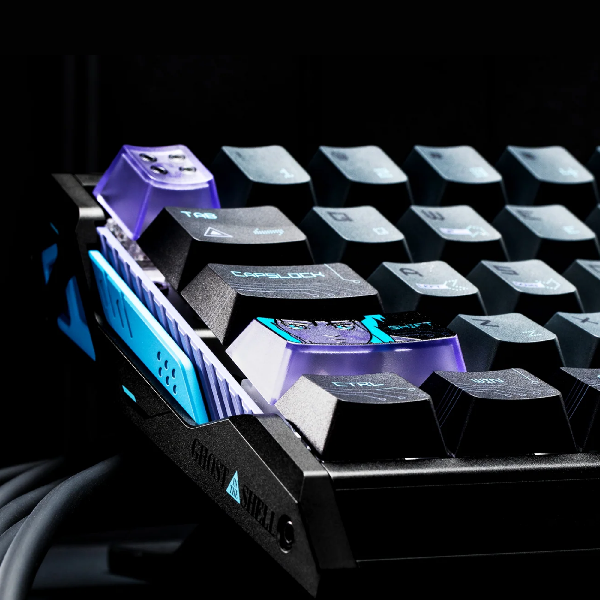 IQUNIX EV63 Hall Effect 8K RGB Wired Gaming Keyboard Ghost in the Shell Edition