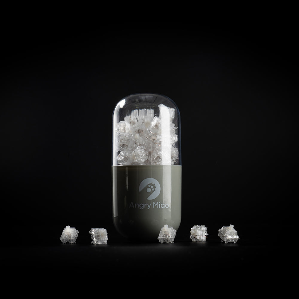 Angry Miao Icy Silver Switches Pro V2 (90pcs)