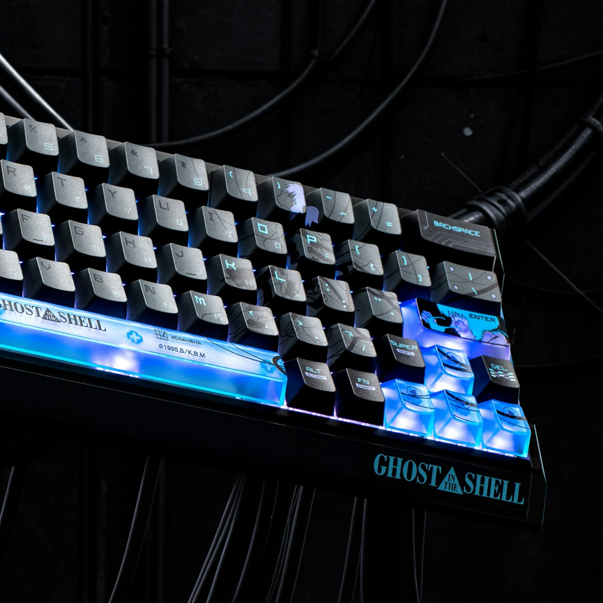 IQUNIX EV63 Hall Effect 8K RGB Wired Gaming Keyboard Ghost in the Shell Edition