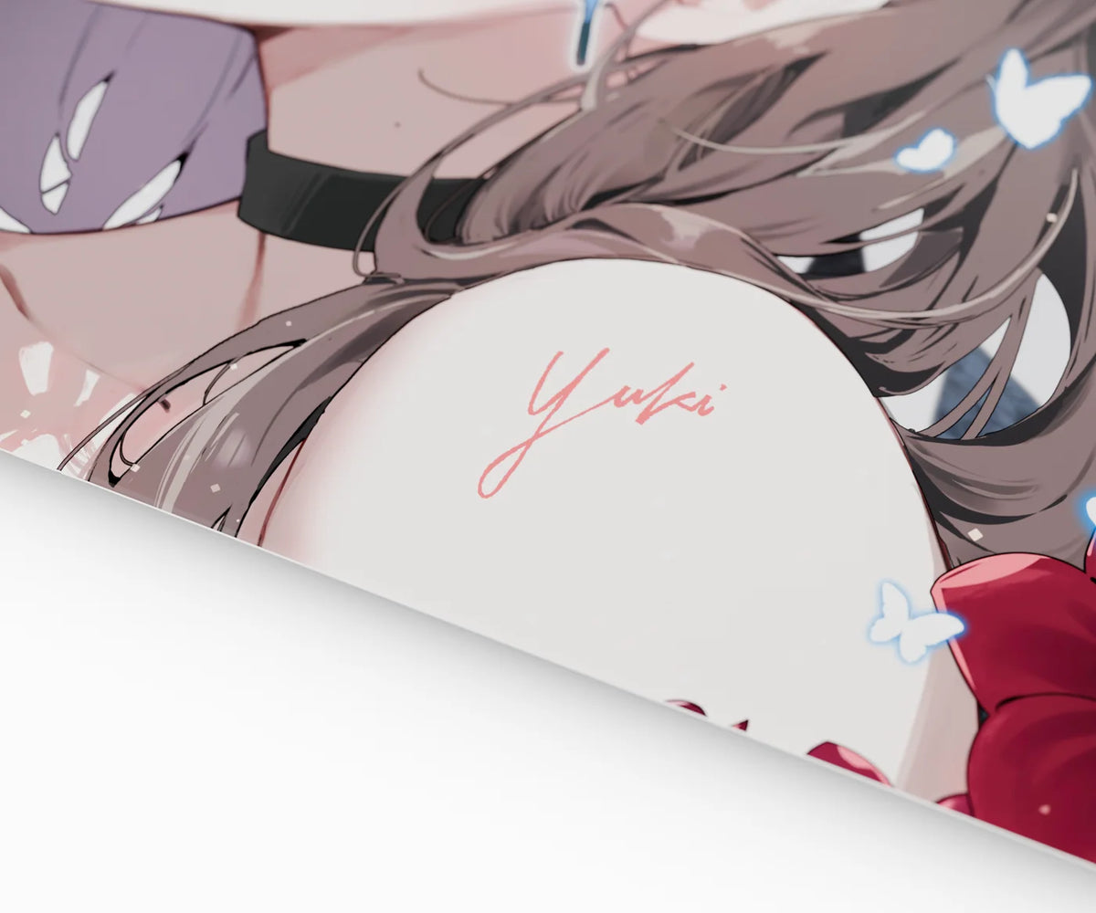 Yuki Aim x Pulsar - Superglide3 Glass Mousepad-Yuki Aim Edition（Pre-Order）
