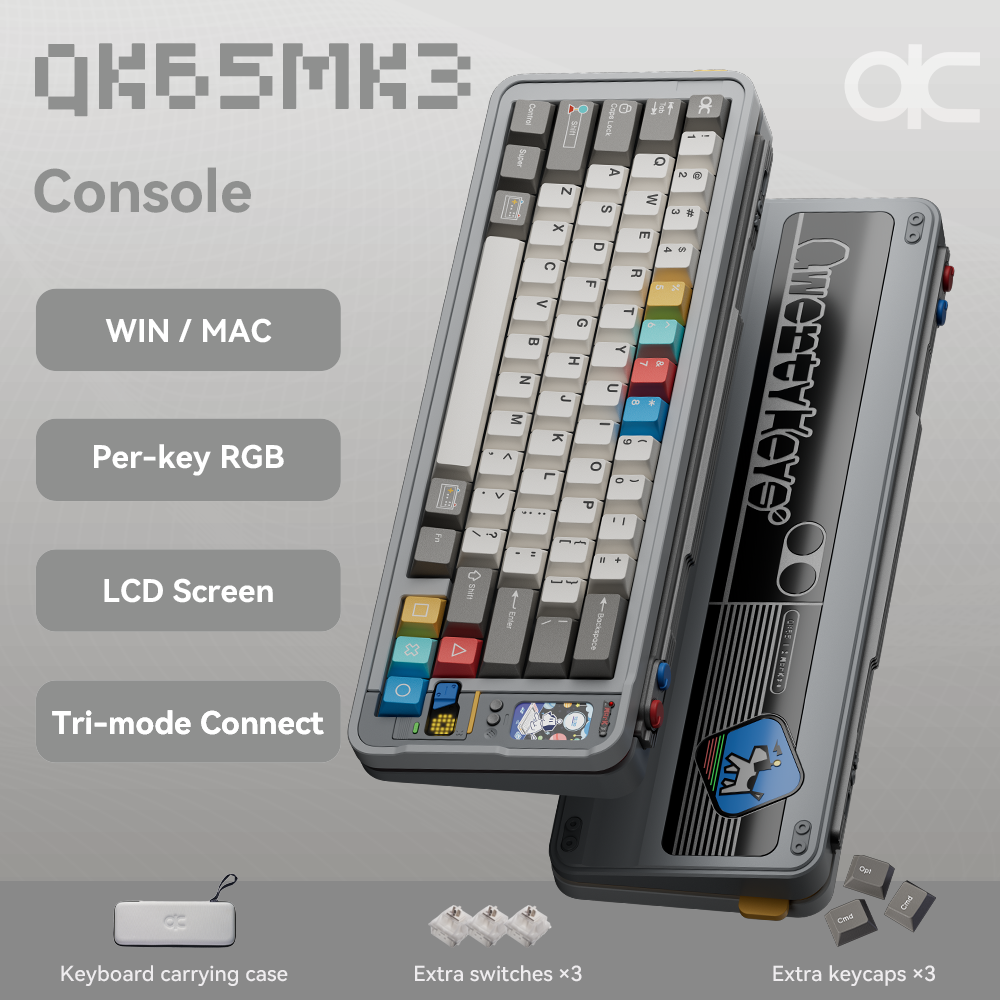 Qwertykeys QK65 Mk3 Prebuilt Wireless Mechanical Keyboard(Pre-Order)