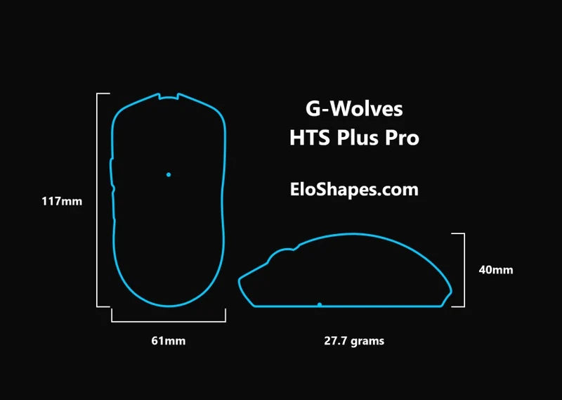 G-Wolves HTS Plus Pro 8K 28g Wireless Gaming Mouse （Pre-Order）