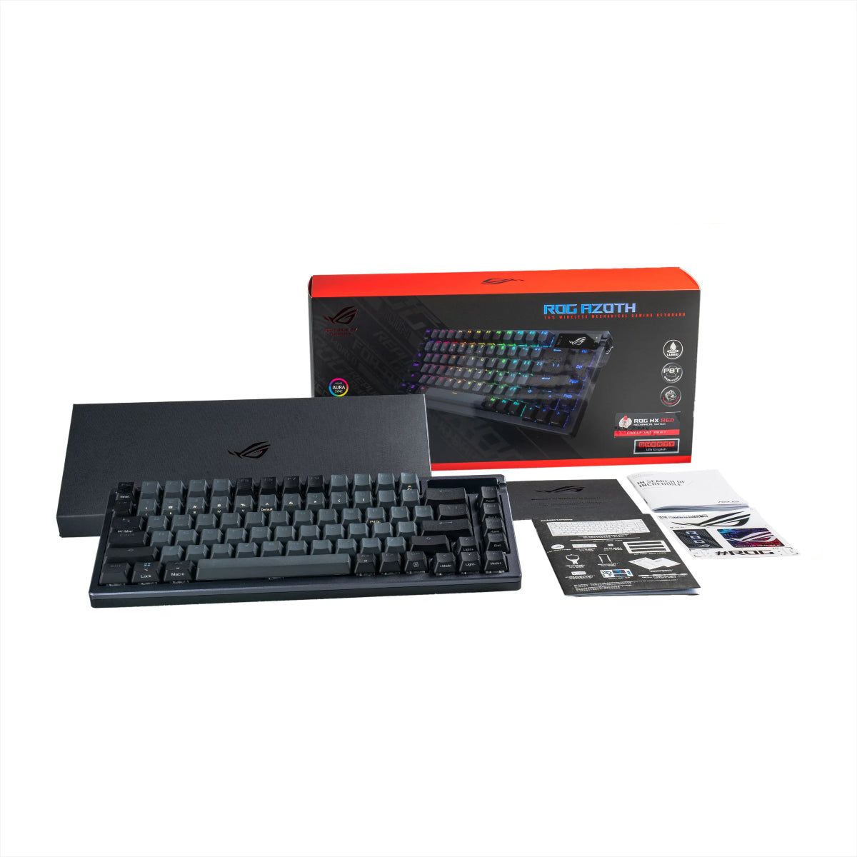 ASUS ROG Azoth 75% Gunmetal Wireless RGB Mechanical Keyboard