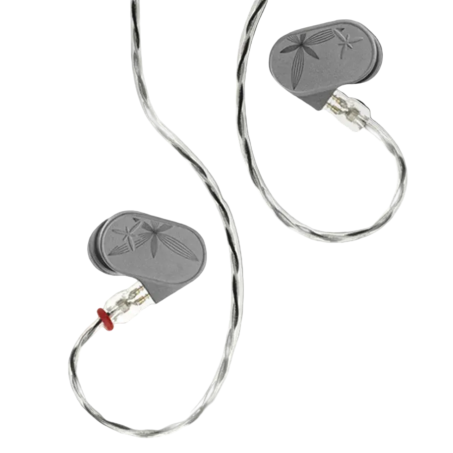 MOONDROP LAN II POP Dynamic Wired IEM In-Ear Monitor Headphones - Silver