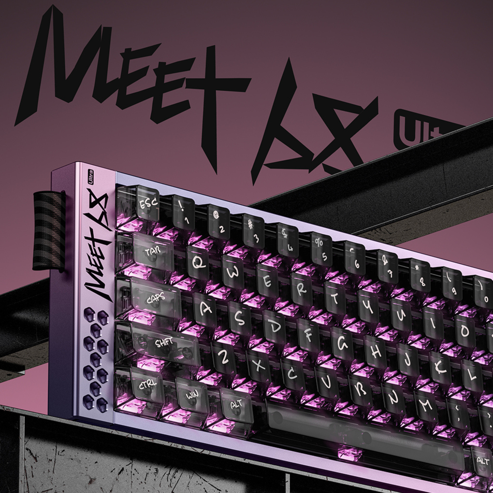 Mikit Meet68 Ultra Hall Effect 8K RGB Wired Gaming Keyboard