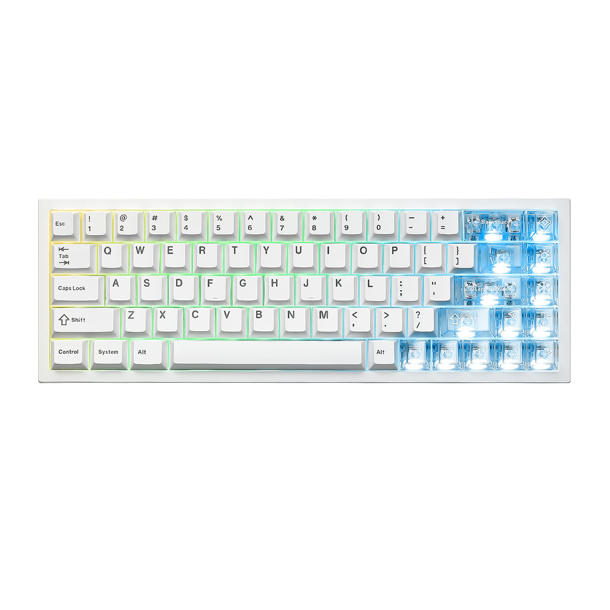 YUNZII AL65 QMK/VIA Hollow Gasket Wireless Mechanical Keyboard