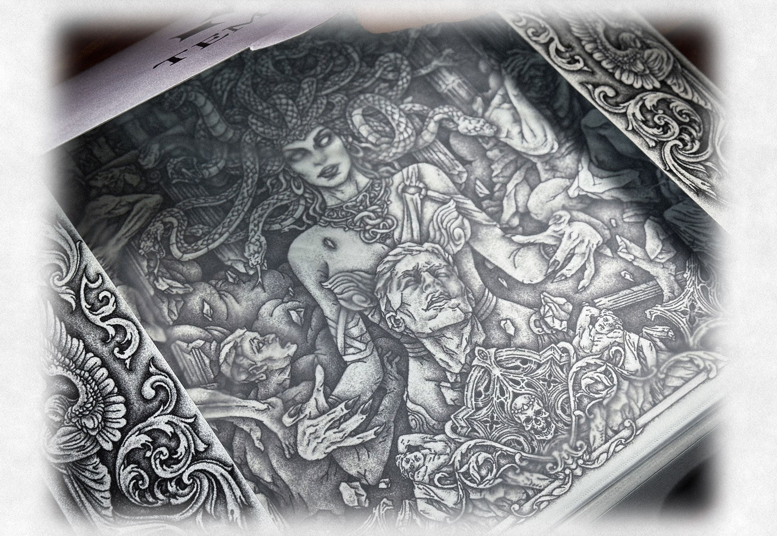 AimStar MEDUSA Gaming Mouse Pad Custom 4mm Poron Primer Smooth Surface Control Anime Large Desk Mat FPS Gaming Accessories Gift