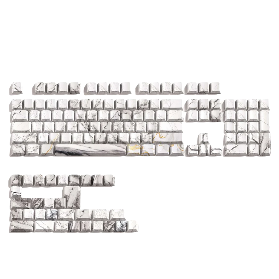 XVX Keycaps marble Side-Printed Cherry Profile Dye Sublimation PBT Keycap Set