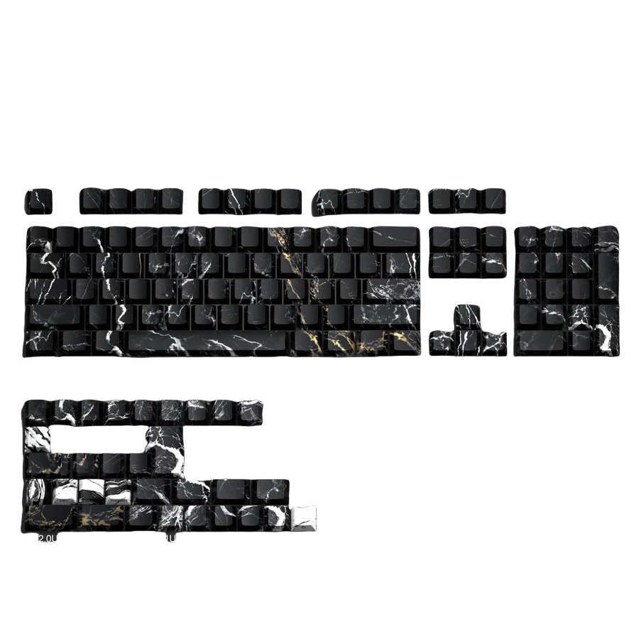 XVX Keycaps marble Side-Printed Cherry Profile Dye Sublimation PBT Keycap Set