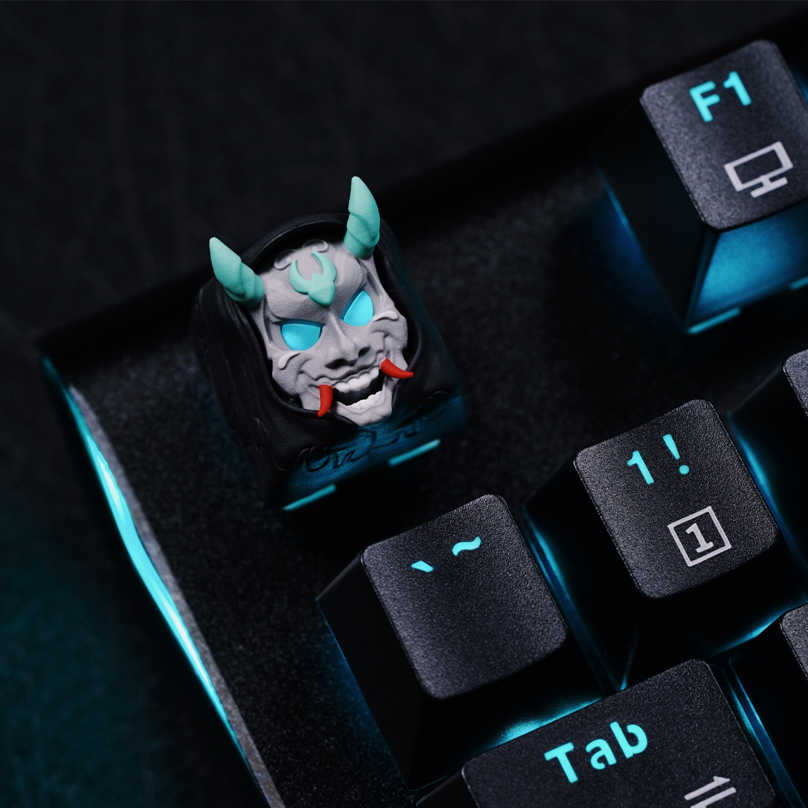 Hotkeys Hannya - Black/ Gray/ Mint
