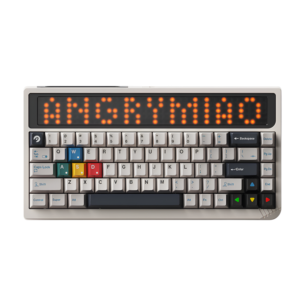 ANGRY MIAO AM RGB 65 Wireless Mechanical Keyboard (Icy Silver Pro V2 Switch)
