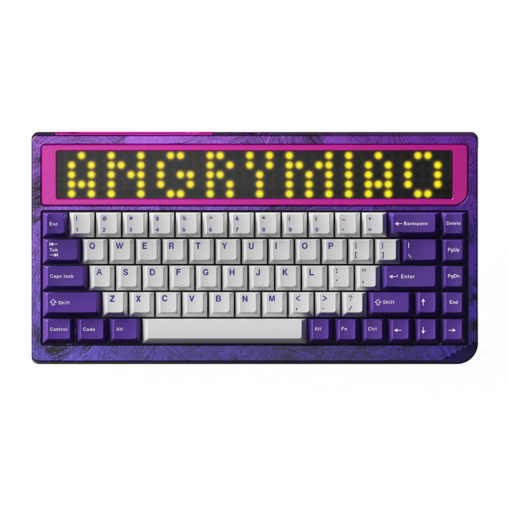 ANGRY MIAO AM RGB 65 Wireless Mechanical Keyboard (Icy Silver Pro V2 Switch)