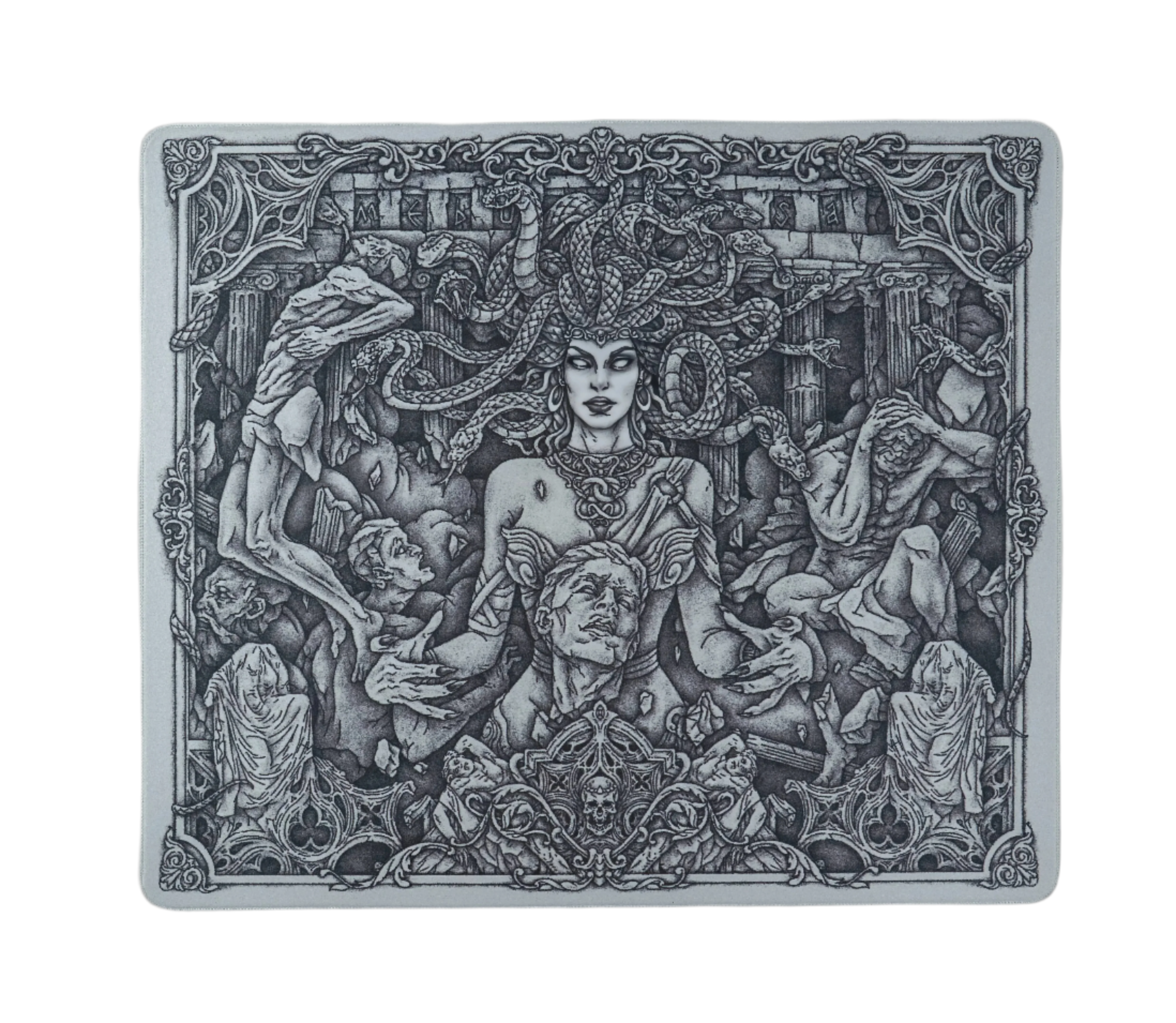 AimStar MEDUSA Gaming Mouse Pad Custom 4mm Poron Primer Smooth Surface Control Anime Large Desk Mat FPS Gaming Accessories Gift