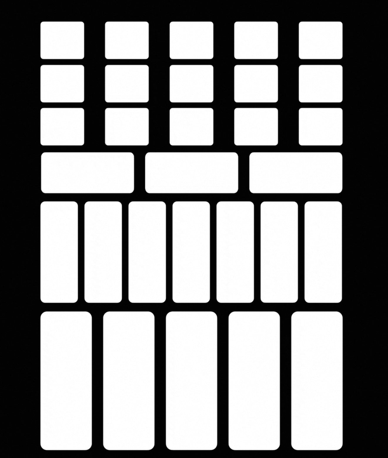 MEOW Mouse Grip Tape  Ultragrip 010 Grip Tape Shape 1