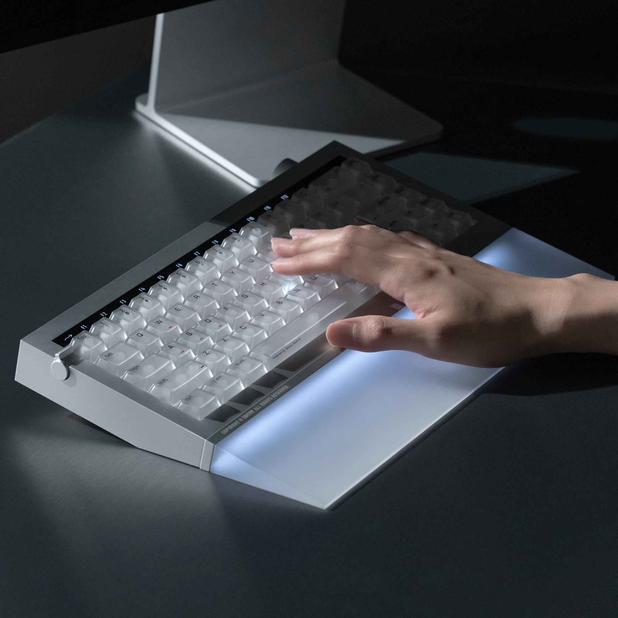 Lofree Hyzen67 Prism Transparent Keyboard Wrist Rest (Pre-Order)