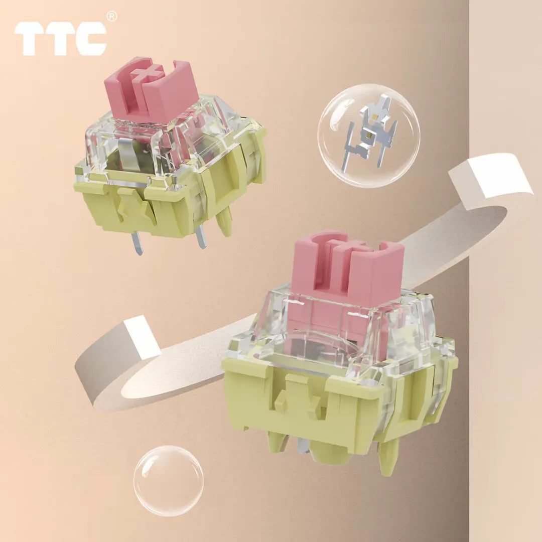 TTC Golden Pink V3 switch construction and detail