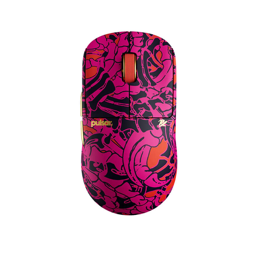 Pulsar X2 CrazyLight 8K 36g Ultra-Lightweight Wireless Gaming Mouse - PRX Pacific Gold Edition