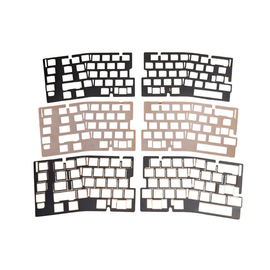 Qwertykeys QK Alice Duo Custom Split Wireless Mechanical Keyboard Base - Plate