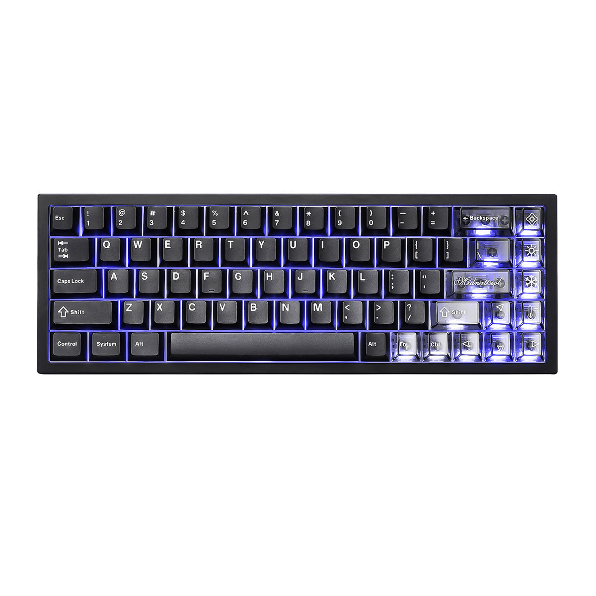 YUNZII AL65 QMK/VIA Hollow Gasket Wireless Mechanical Keyboard