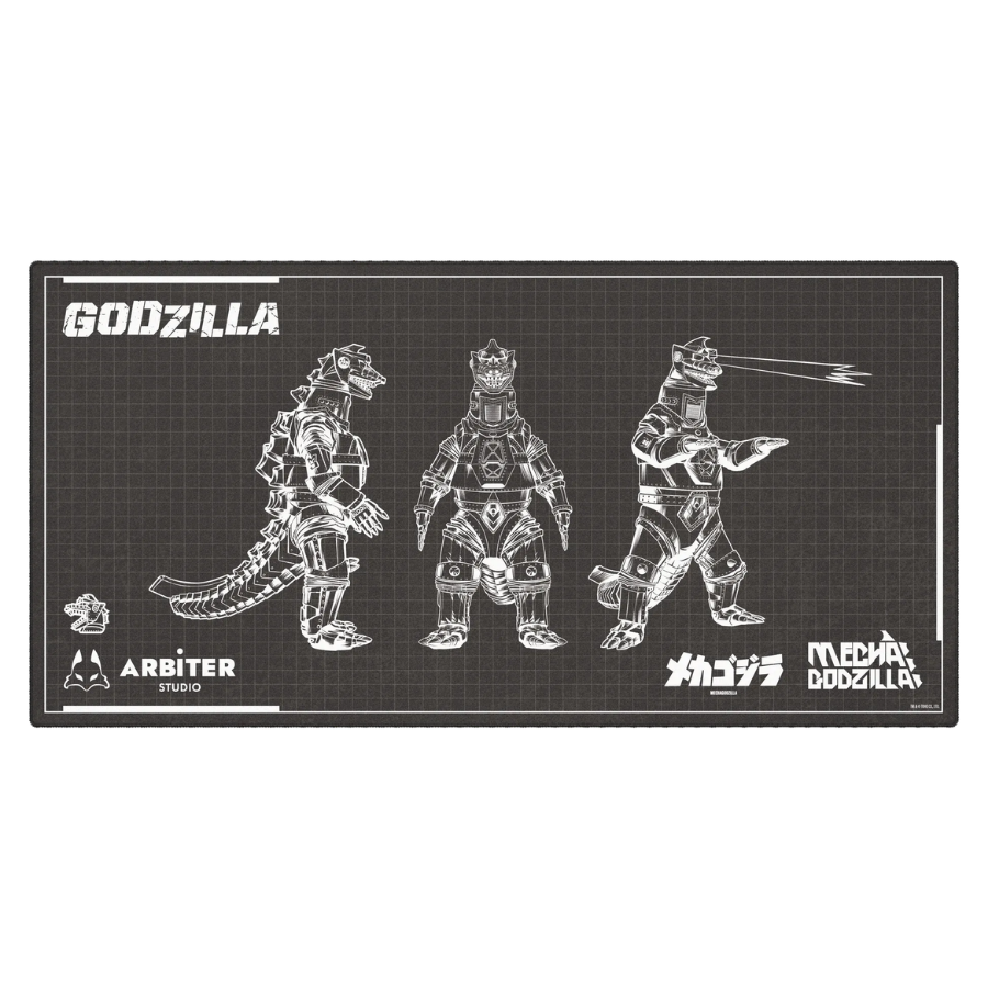 ARBITER STUDIO Black Mechagodzilla XXL 1000x500mm Cloth Mousepad