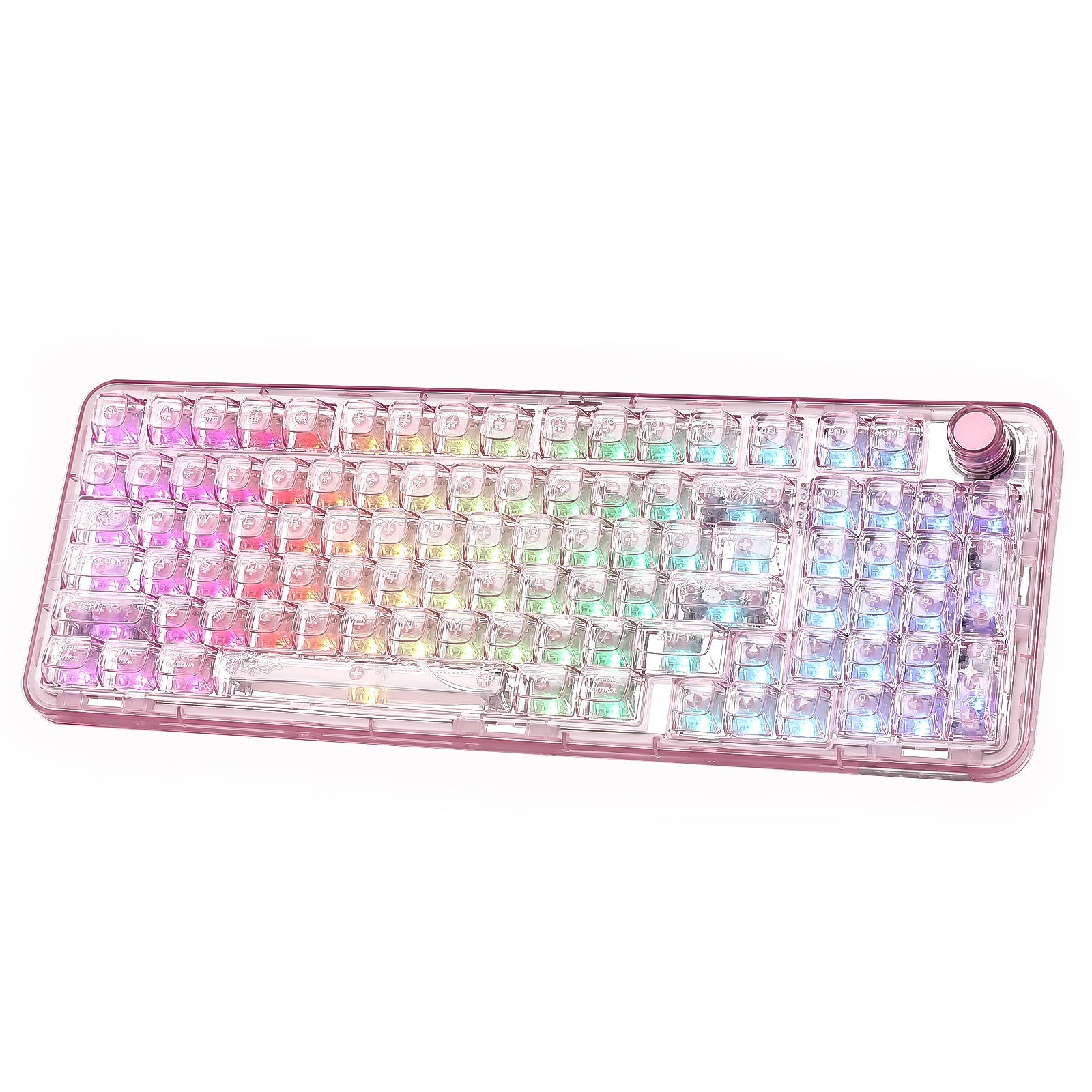 YUNZII X98 Transparent QMK/VIA Wireless Mechanical Keyboard