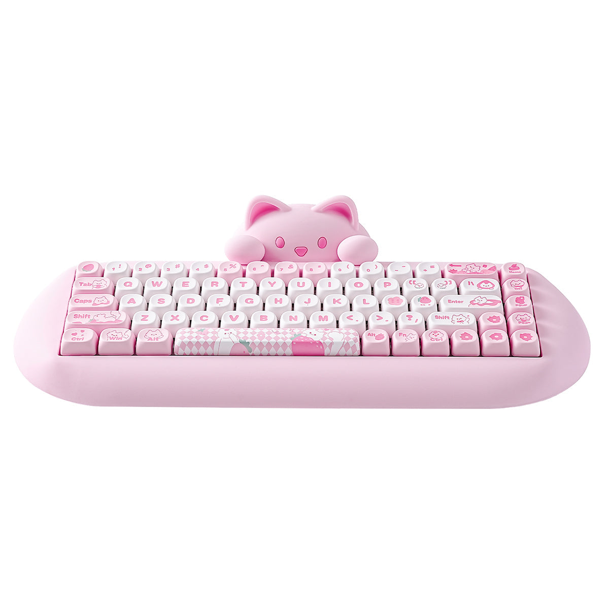 YUNZII C68 Meow Bluetooth Wireless Mechanical Cat Keyboard Milk Switch