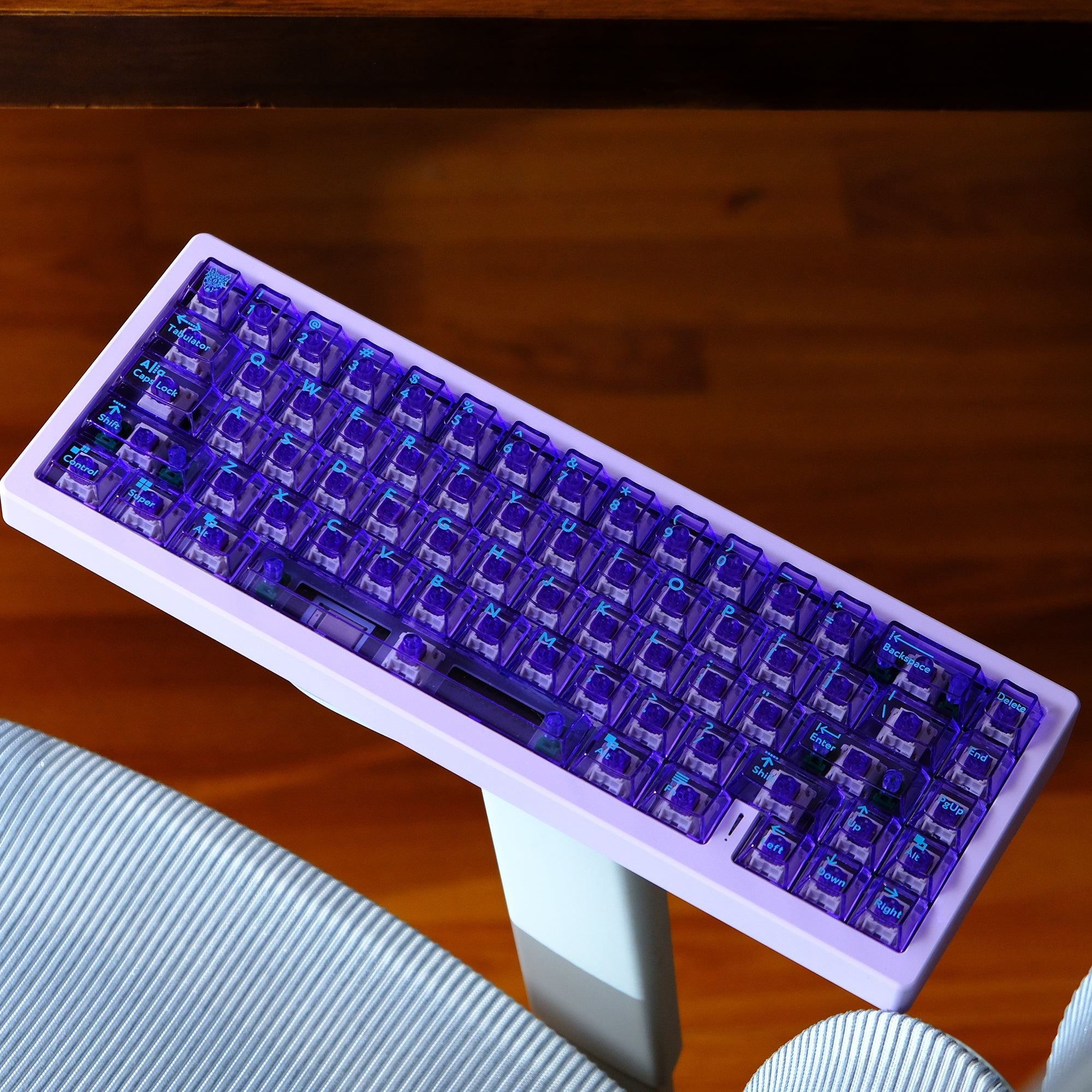 Transparent OEM Profile PC Keycaps