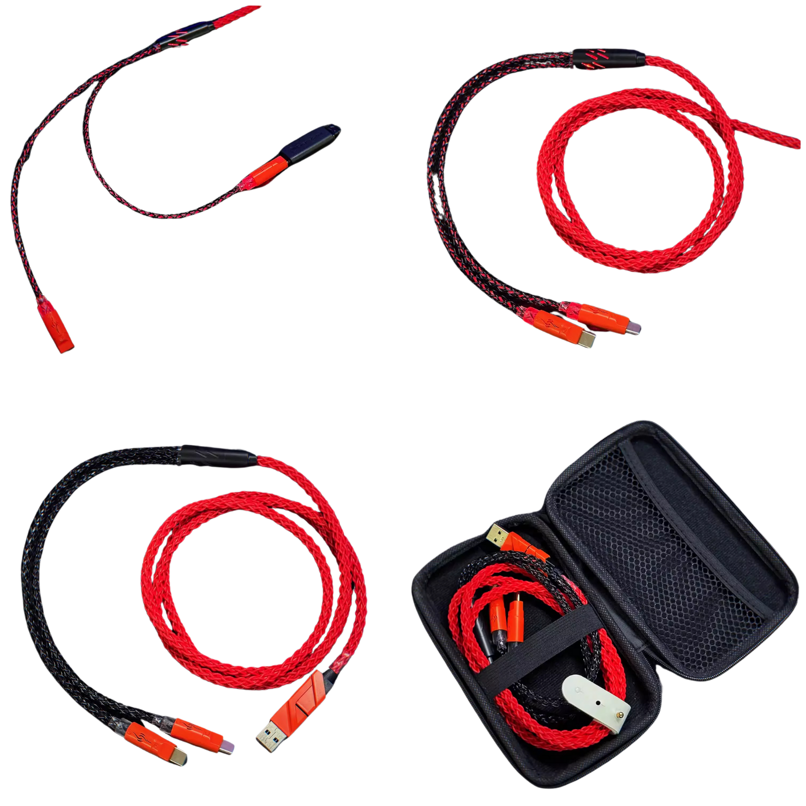 Keydom One-to-Two Connector RGB 8K Cable [With Storage Bag]