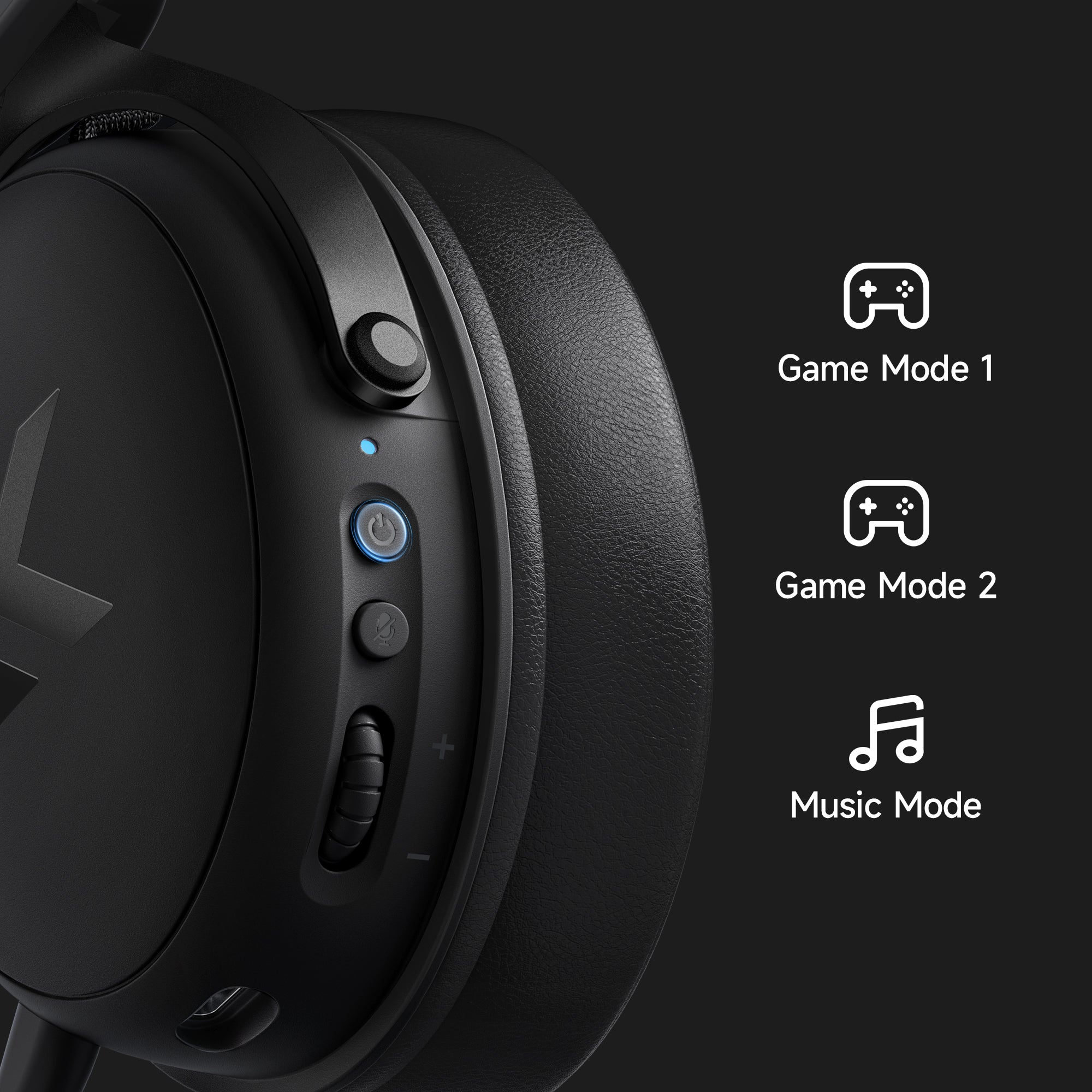 MCHOSE V9 Pro Wireless Gaming Headset with Noise Canceling Microphone