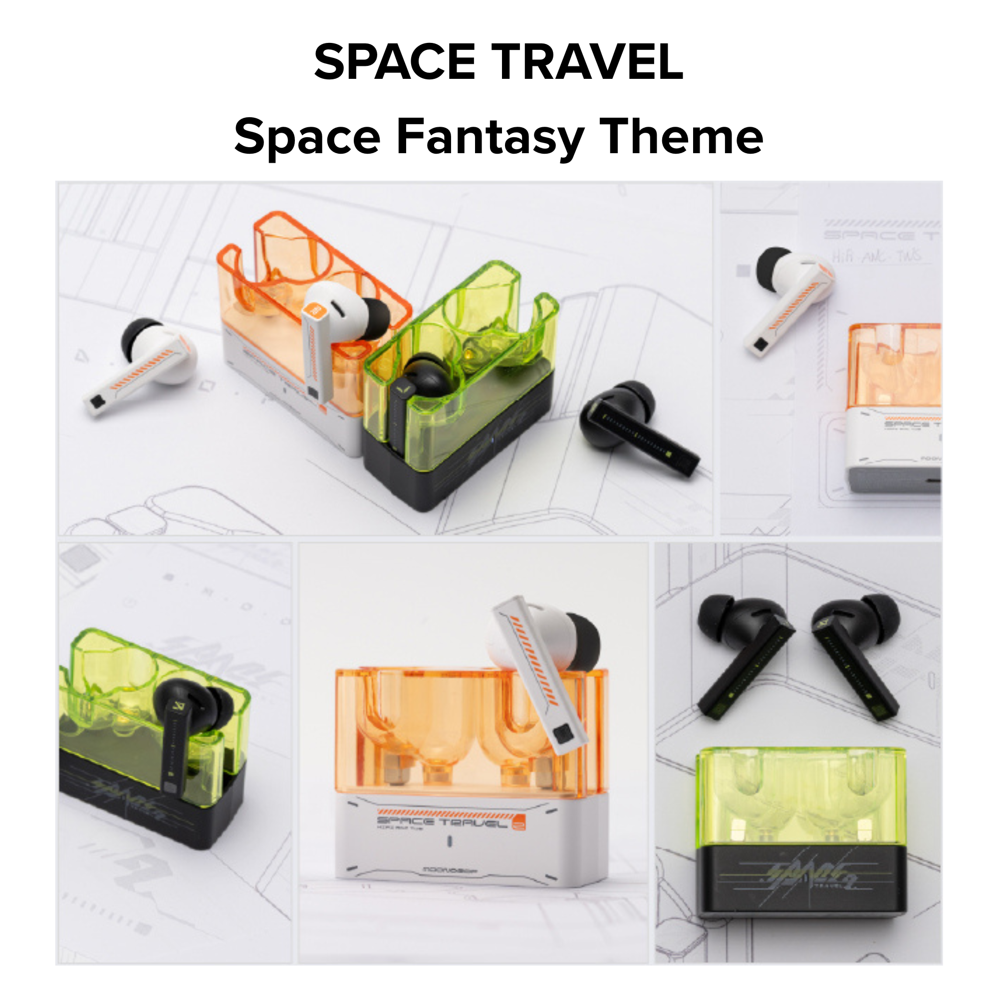 MOONDROP Space Travel 2 TWS HiFi Noise-Canceling Low-Latency Gaming Wireless Earphone