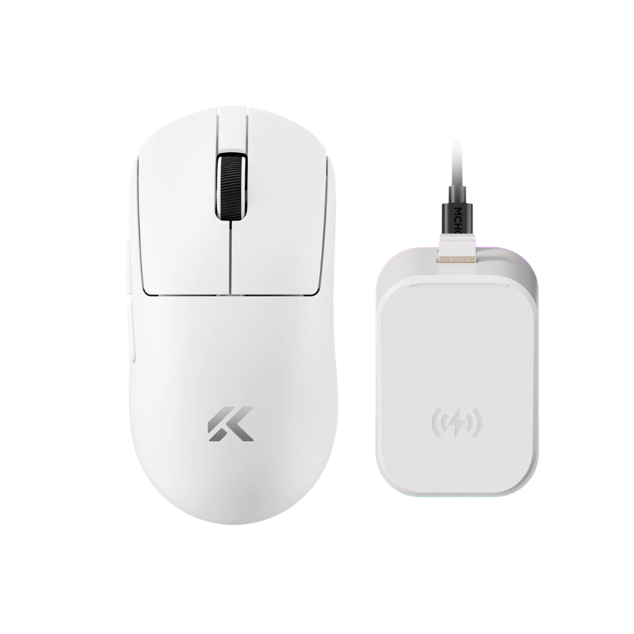 MCHOSE A7 V2 Ultra+ Lightweight 8K Wireless Gaming Mouse with Magnetic Charging Dock