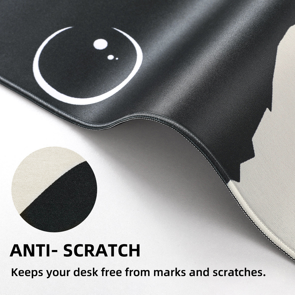 YUNZII Full Size Desk Mat 900x400x3mm Cat Mousepad