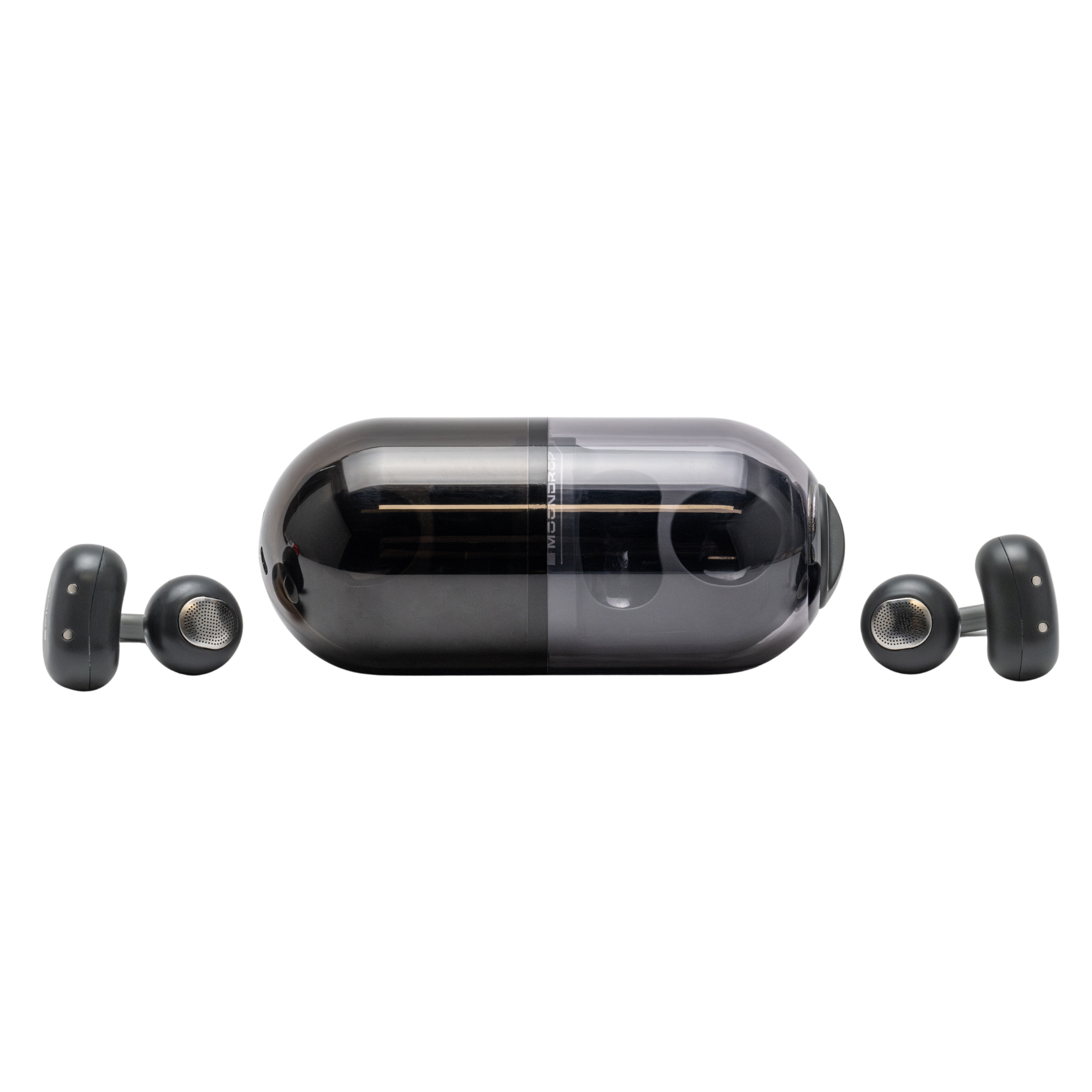 MOONDROP Pill OWS Open-Ear Wireless Earbuds Ear Clip Design with AI ENC & IPX4 Water Resistance (Black)