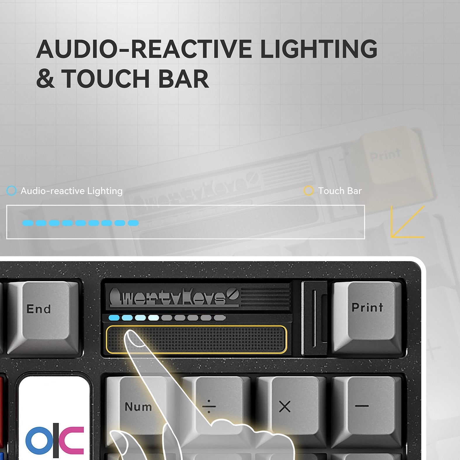 (Pre-Order) Qwertykeys QK100 Mk2 Prebuilt Wireless Mechanical Keyboard